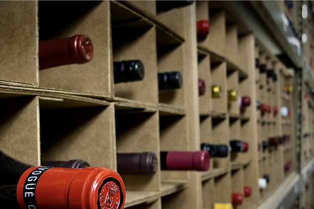 inside of benchmark wine warehouse