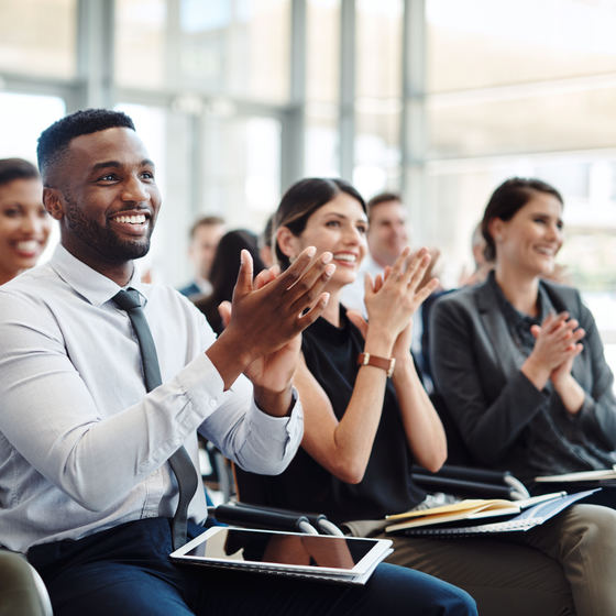 diverse coworkers in a meeting