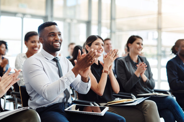 diverse coworkers in a meeting
