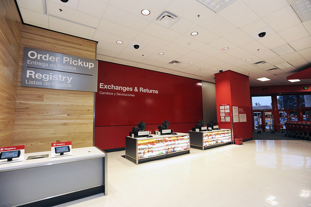 interior of target store