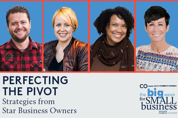 screenshot of panelists from The Big Week for Small Business 2020