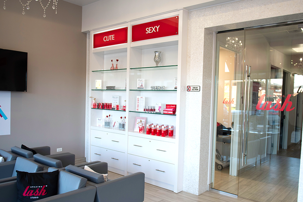 interior of amazing lash studio