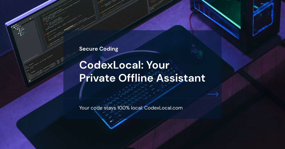 Show HN: WebLLM and WebGPU enabled LLM app – CodexLocal
