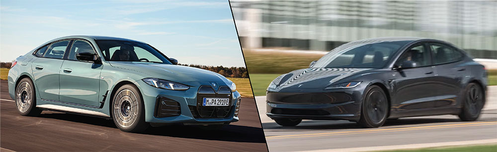 2025 BMW i4 vs 2025 Tesla Model 3