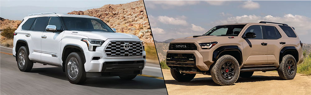 2025 Toyota Sequoia vs 2025 Toyota 4Runner