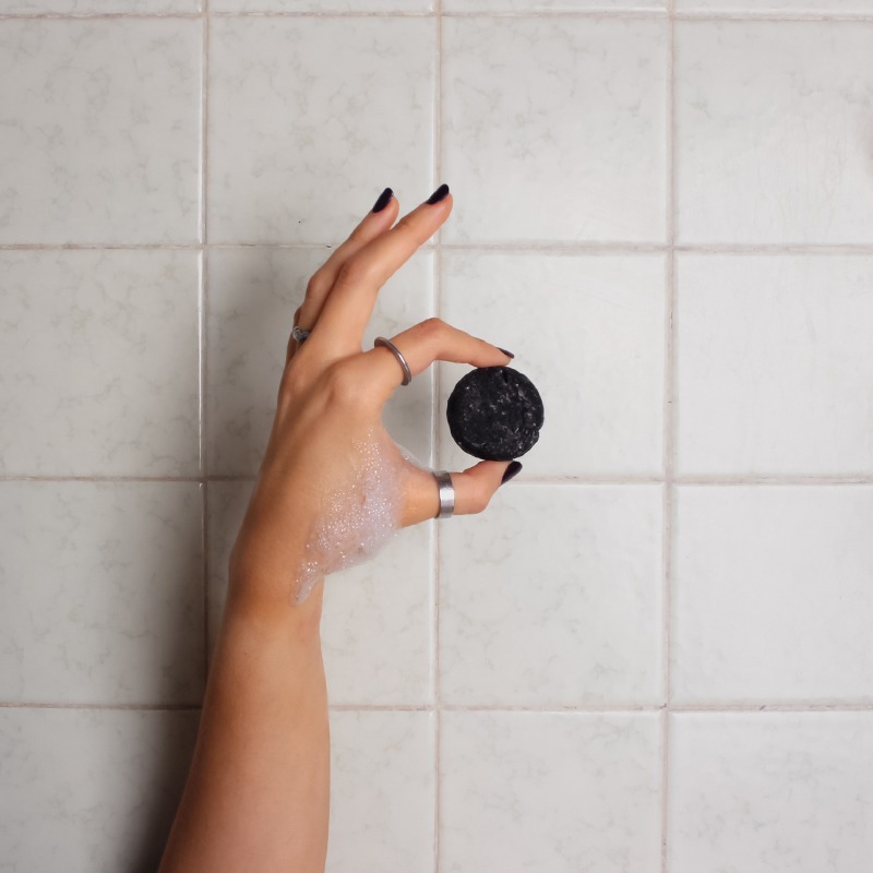 Shampoo en Barra Detox Cuero cabelludo graso y extra graso Hortú Minisuper ecológico