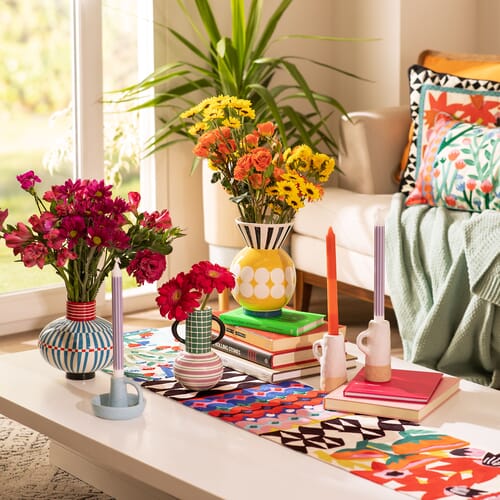 Floreros, decoración y accesorios