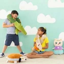 Cojines de peluche y divertidos