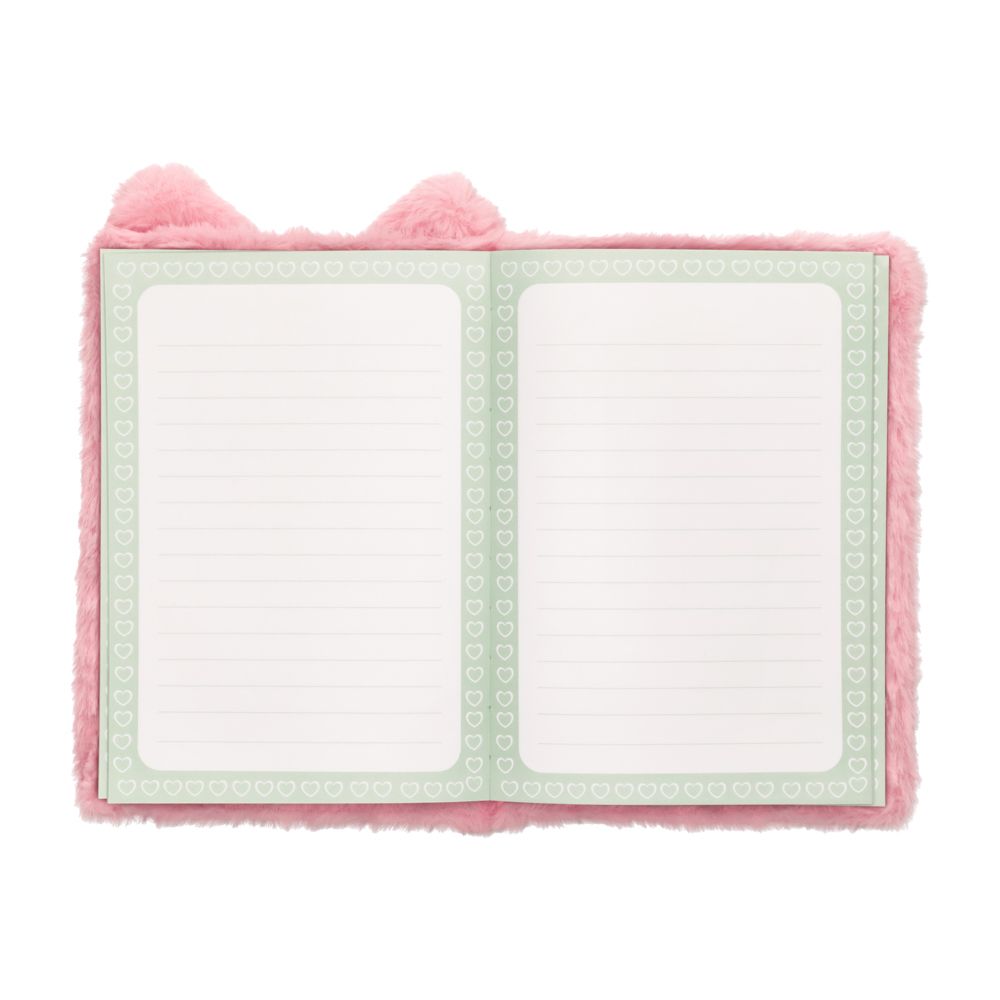 Libreta de peluche con bolsillo A5