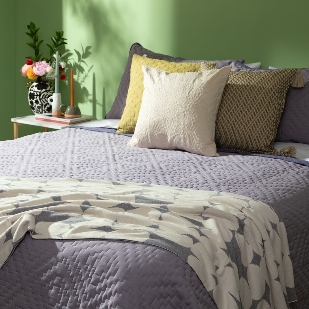 Frazada tejida jacquard 125x150 cm