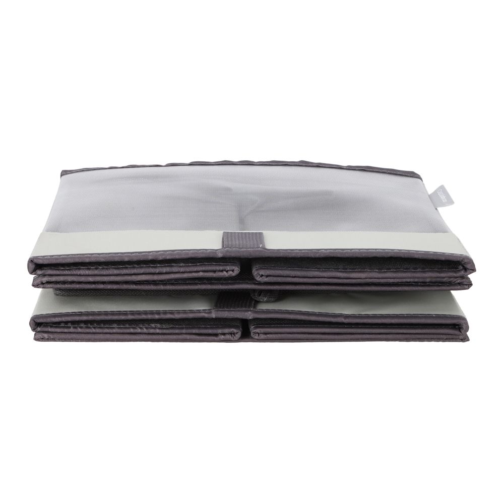 Set 2 cajas organizadoras 28x28x19 cm