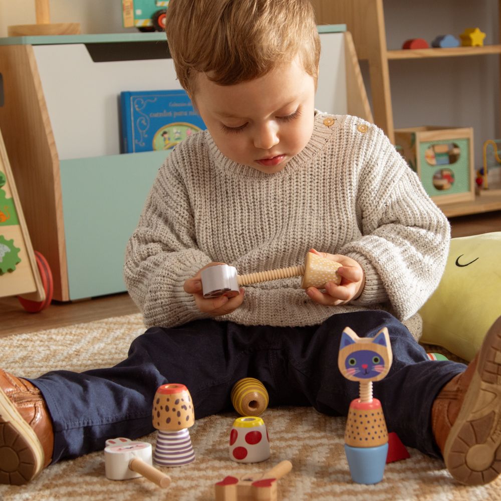 Juego didáctico “Enrosca animales”