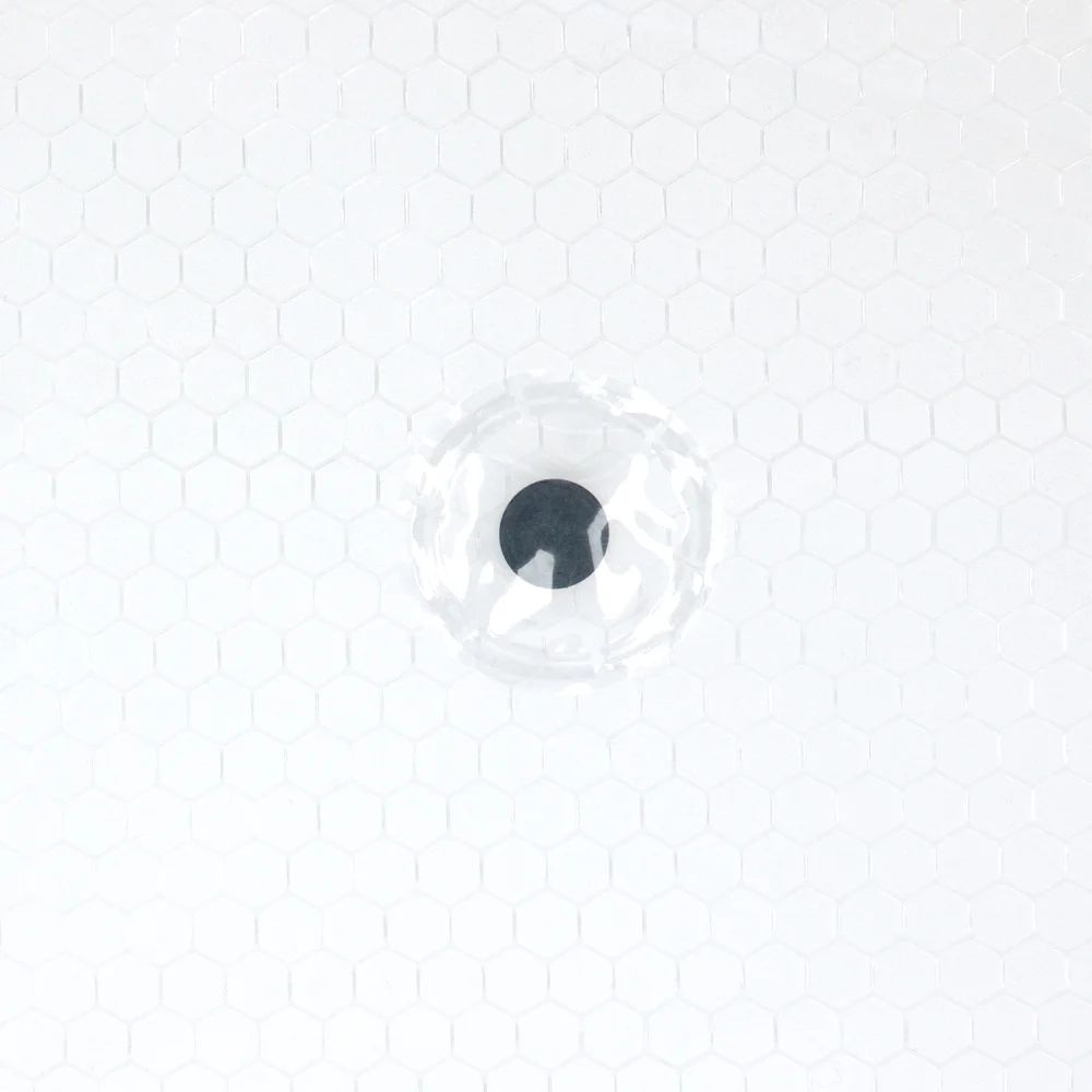 Forro Blanco para Cortina de Baño Texturizado Flexible y Resistente 12 Ojillos Incluye 3 Imánes 180x190 cm