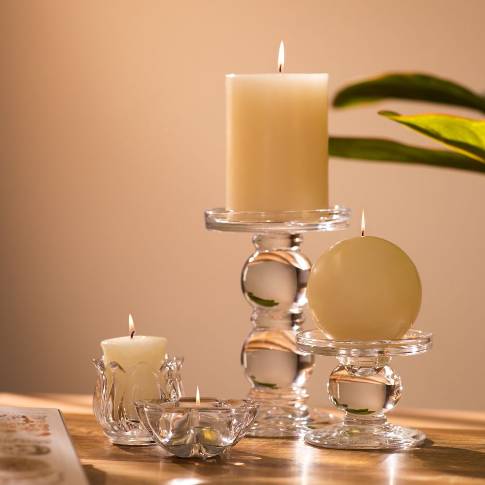 Portavela T-Light 8x8x3.4 cm