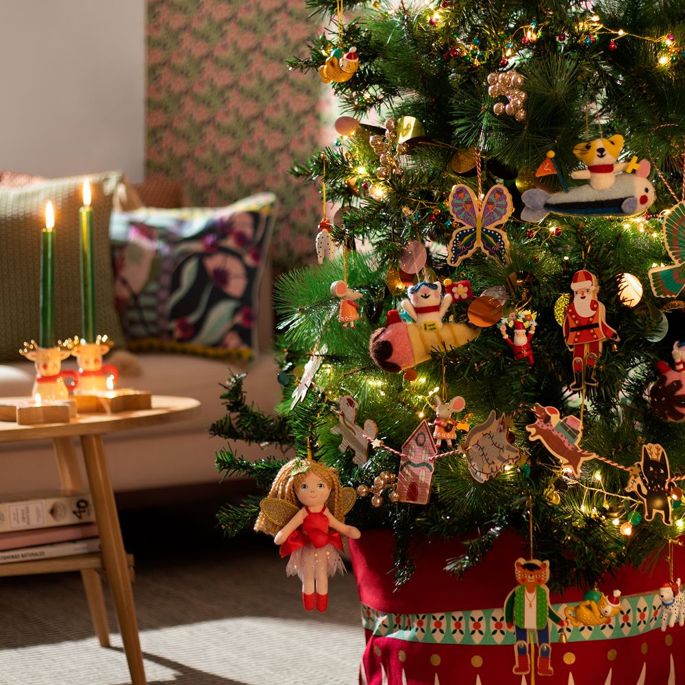 Adorno para árbol de navidad de hada