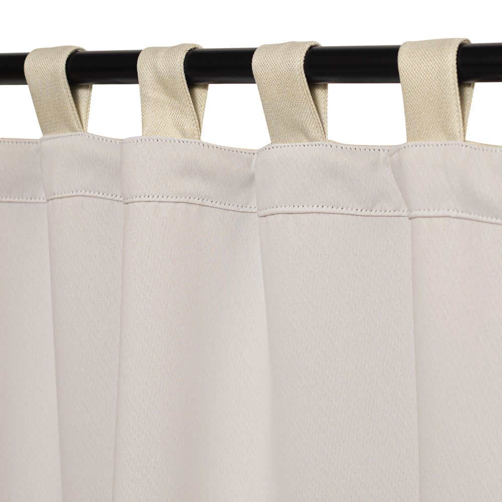 Cortina blackout con presillas tweed 140x240 cm