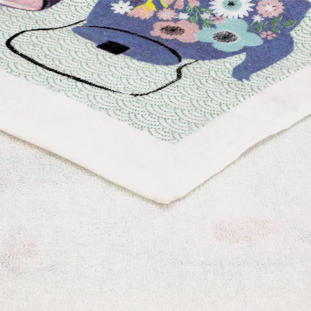 Paño de cocina velour algodón con diseño