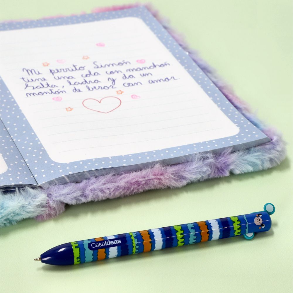 Bolígrafo con dos colores