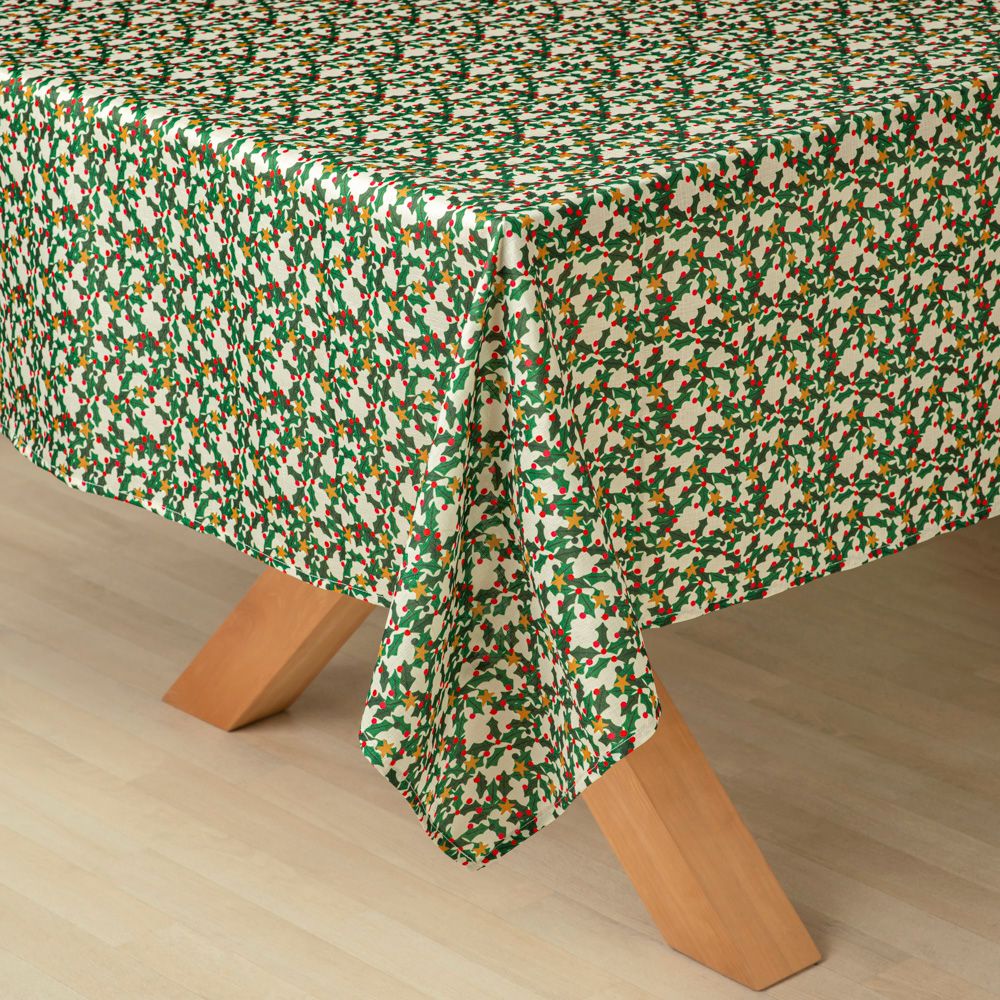 Mantel con estampado navideño 150x250 cm