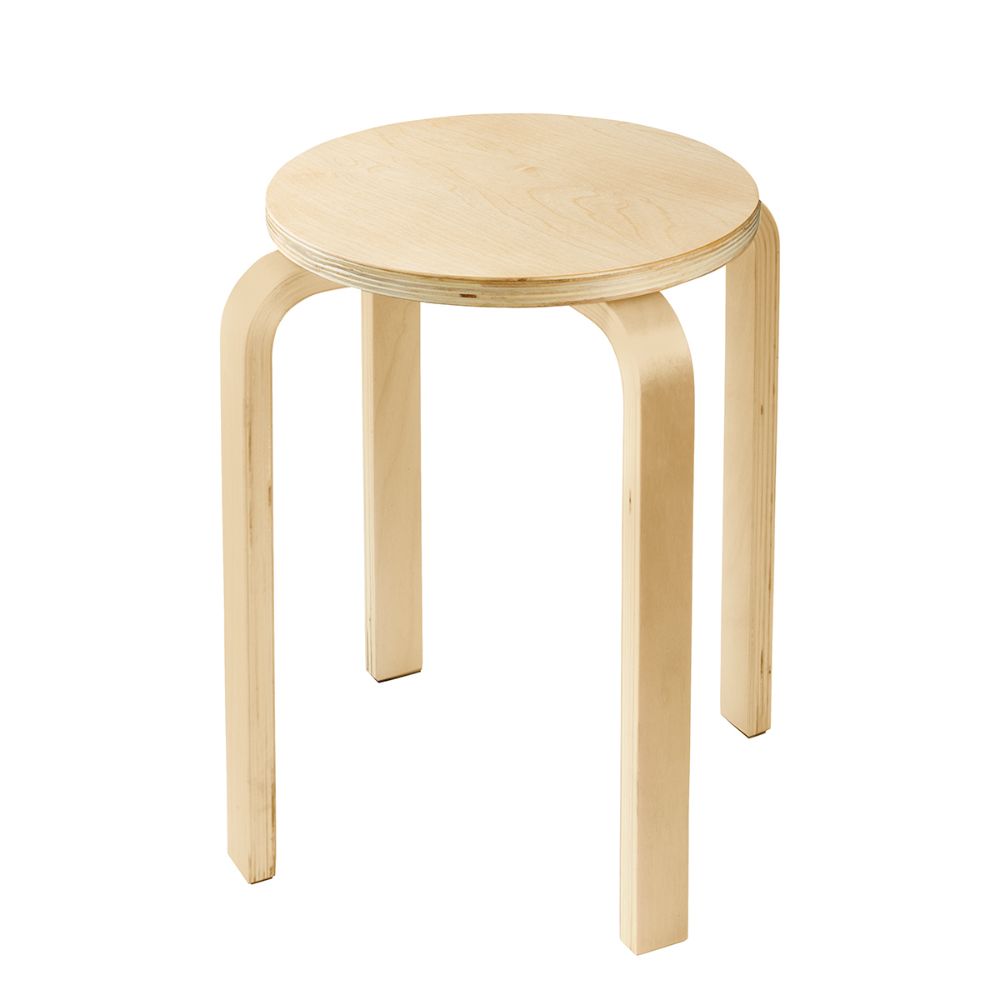 Banco apilable de madera 32x45 cm