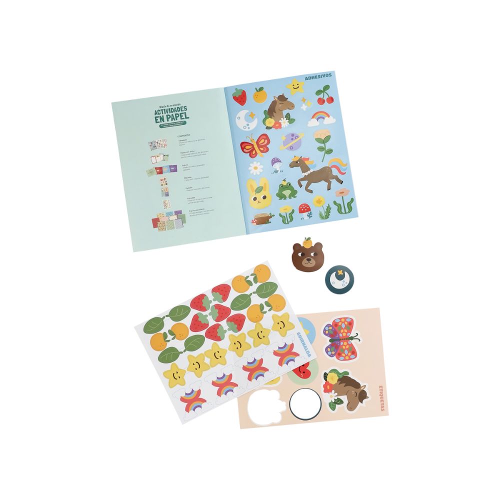Block de Actividades En Papel 21.5x0.5x27.8 cm