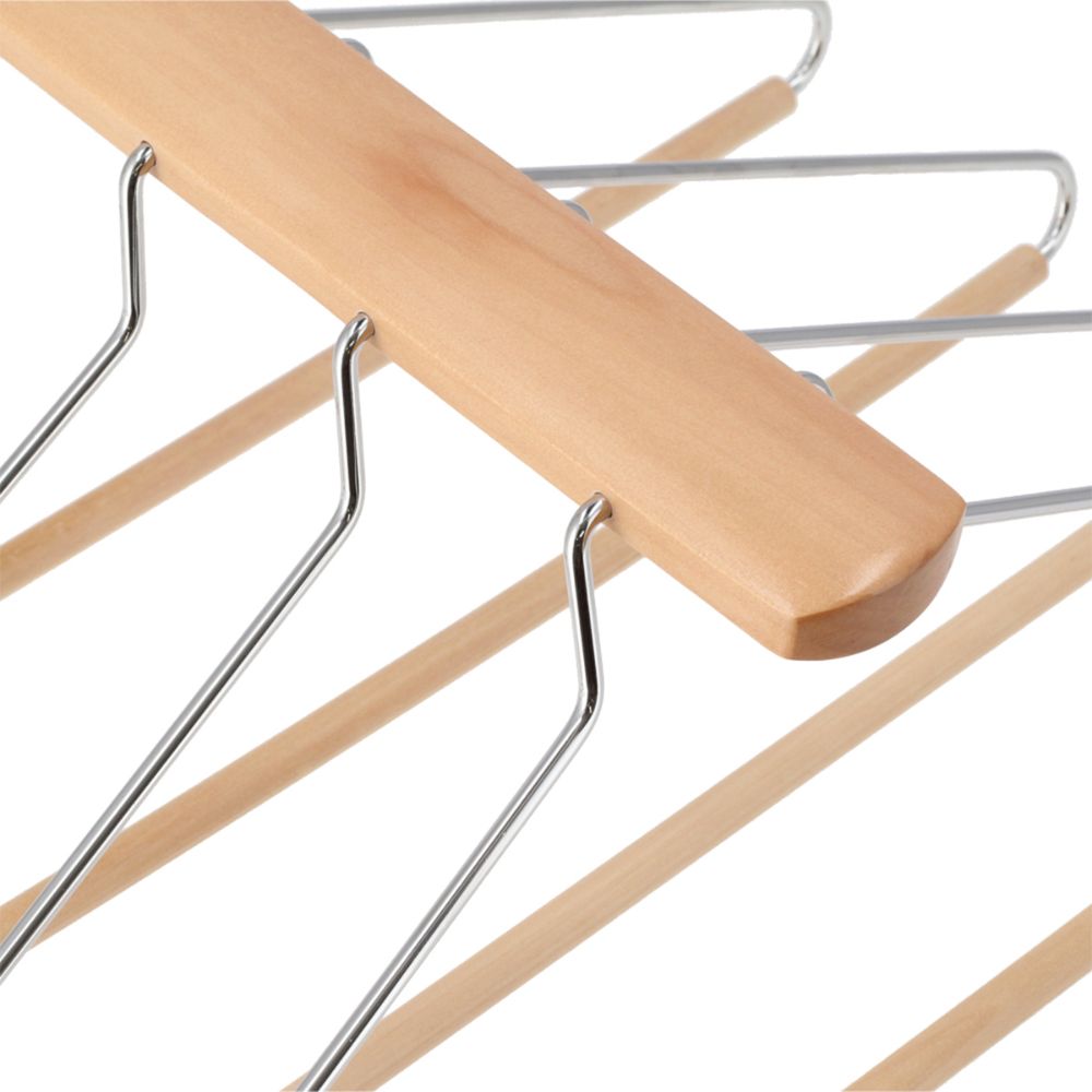 Gancho de Ropa de Madera para Pantalón