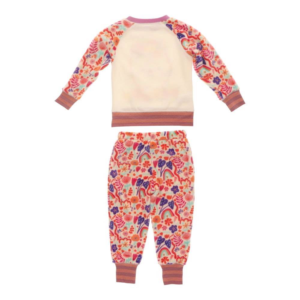 Pijama infantil de franela y polar coral talla 6
