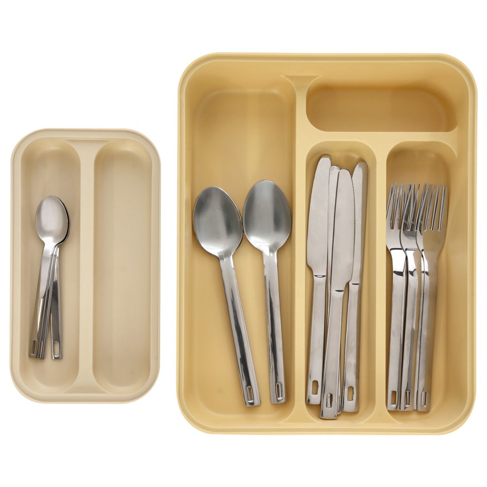 Organizador cubiertos plástico 24x31.5x6.5 cm