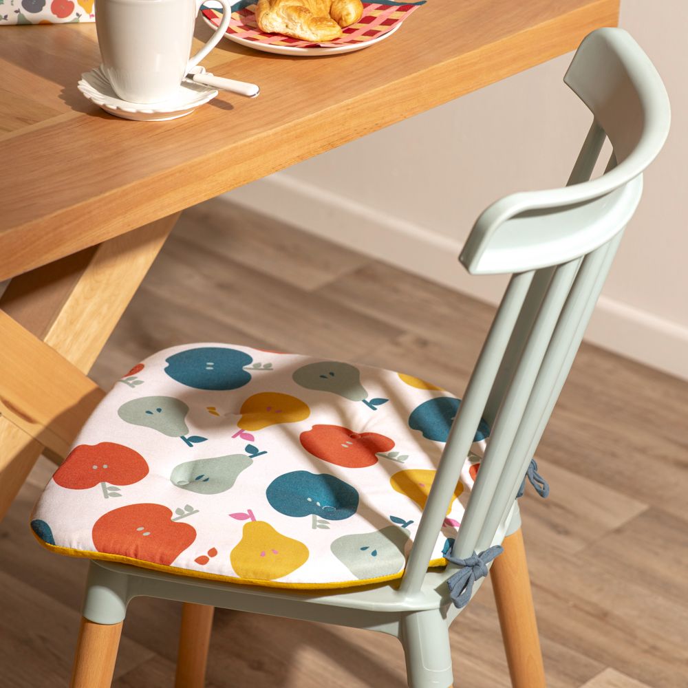 Set de 2 cojines reversibles de algodón 40x42 cm