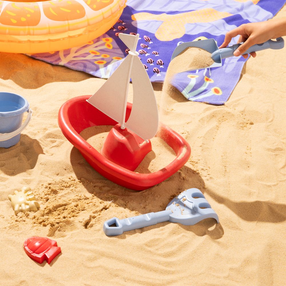 Set de cubeta de playa barco