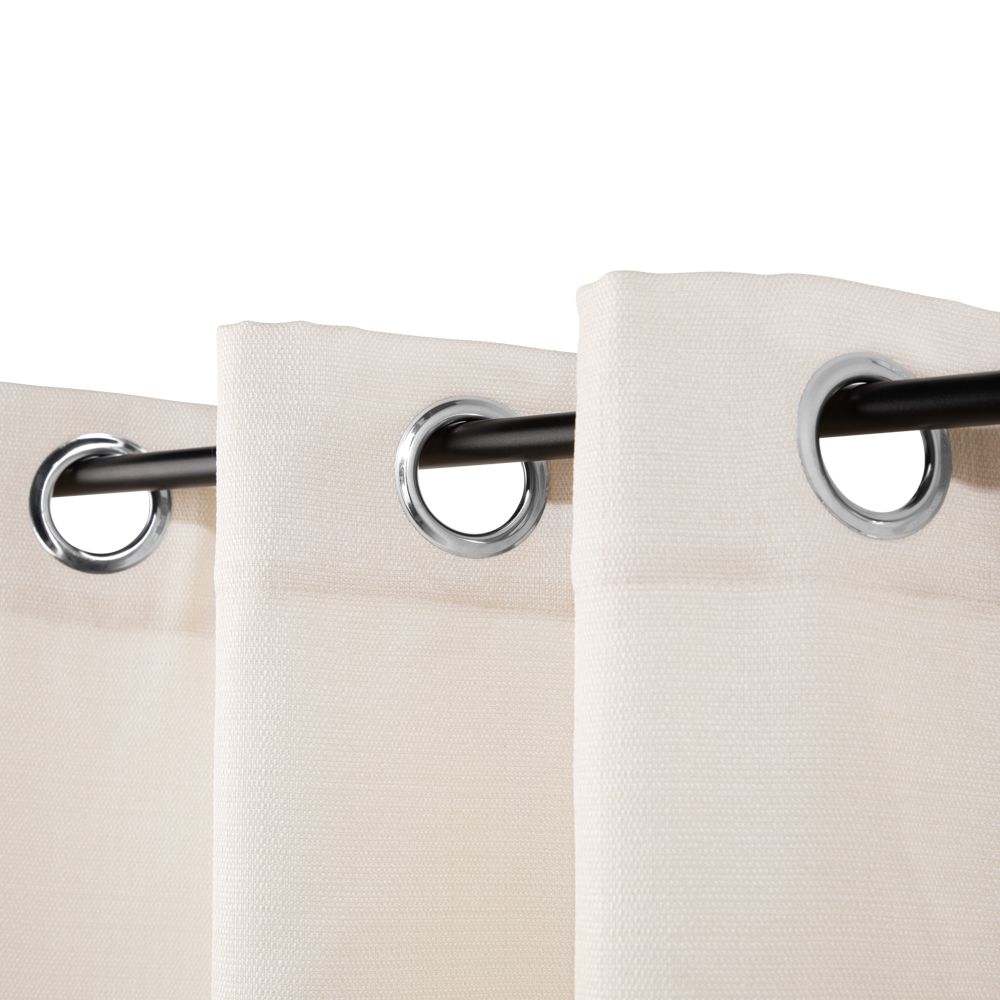 Set 2 Cortinas Texturadas con ojillos 140x240 cm