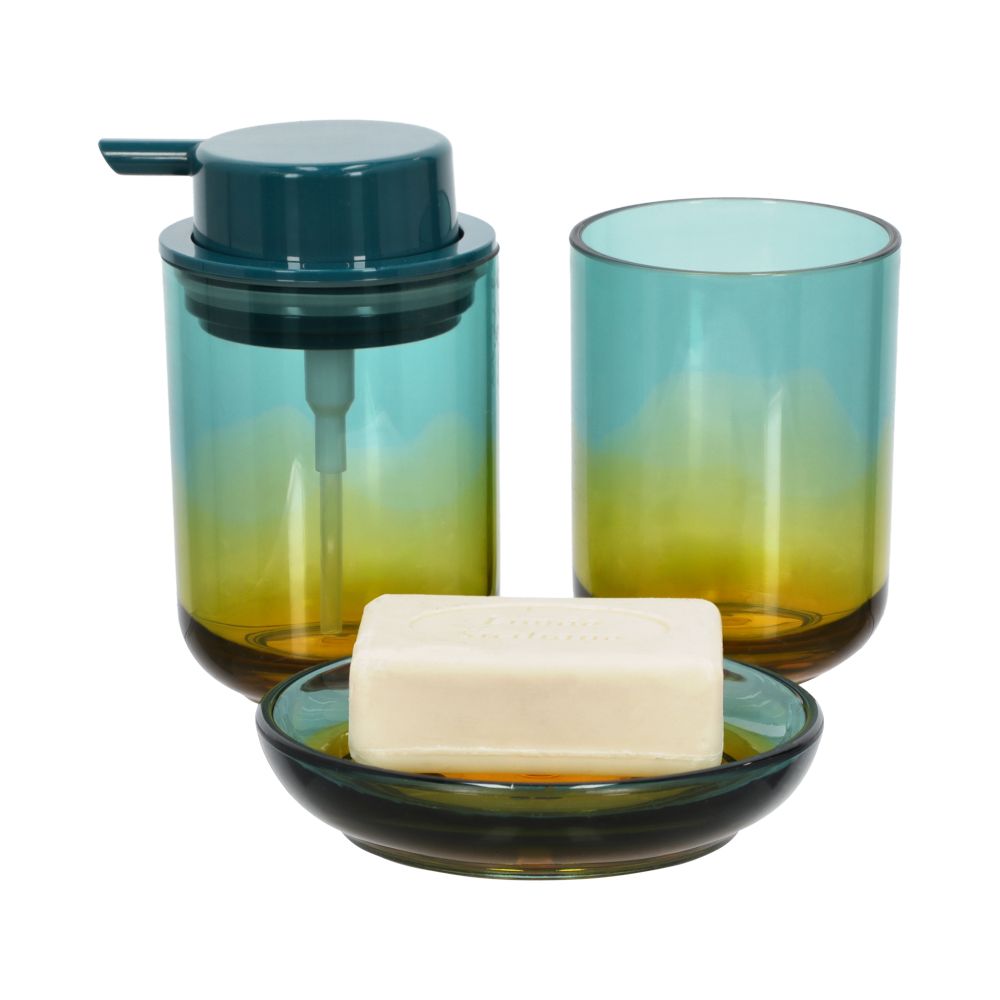 Vaso para baño bicolor