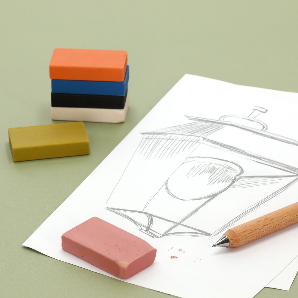 Set 6 gomas de borrar