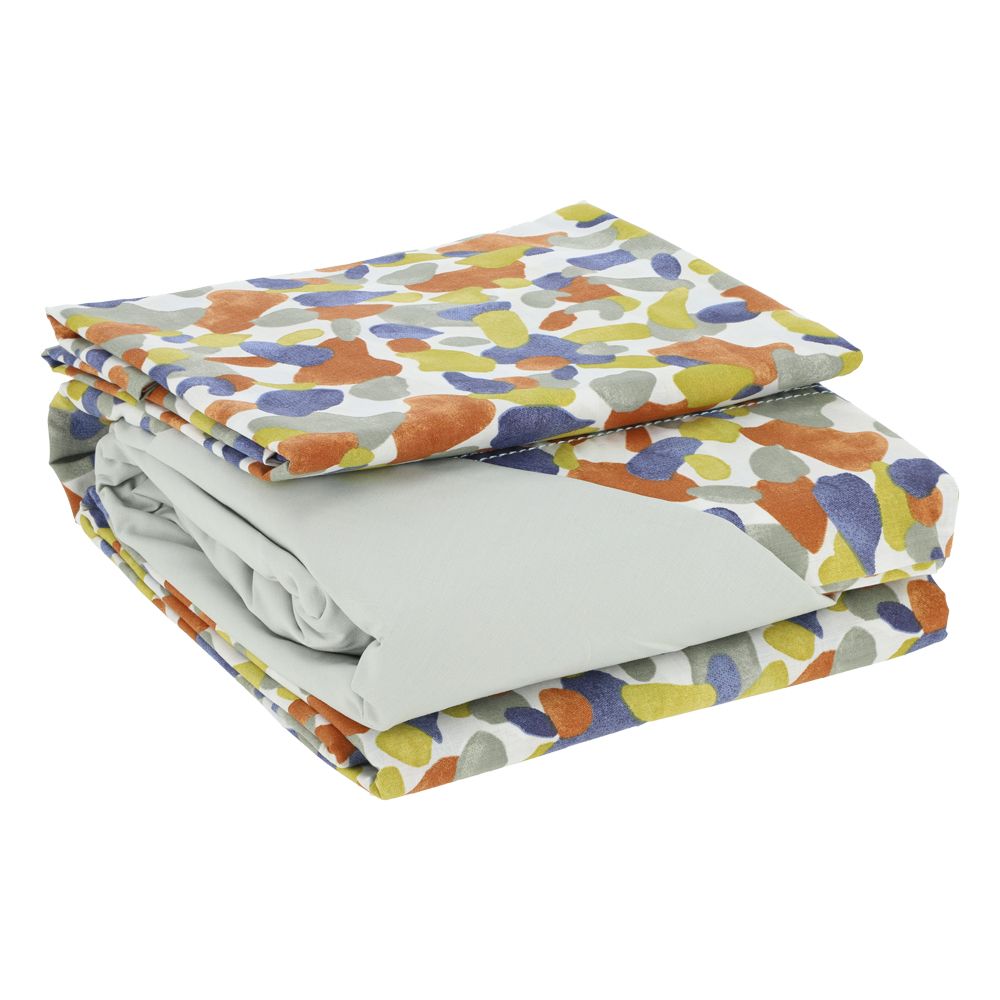 Set de sábanas algodón-poliéster estampadas 144 hilos King