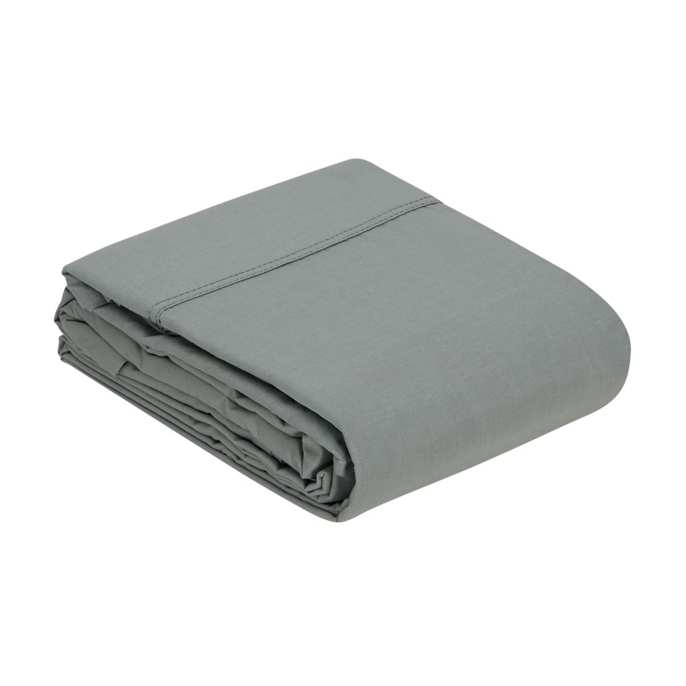 Set de sábanas algodón-poliéster liso 144 hilos Individual