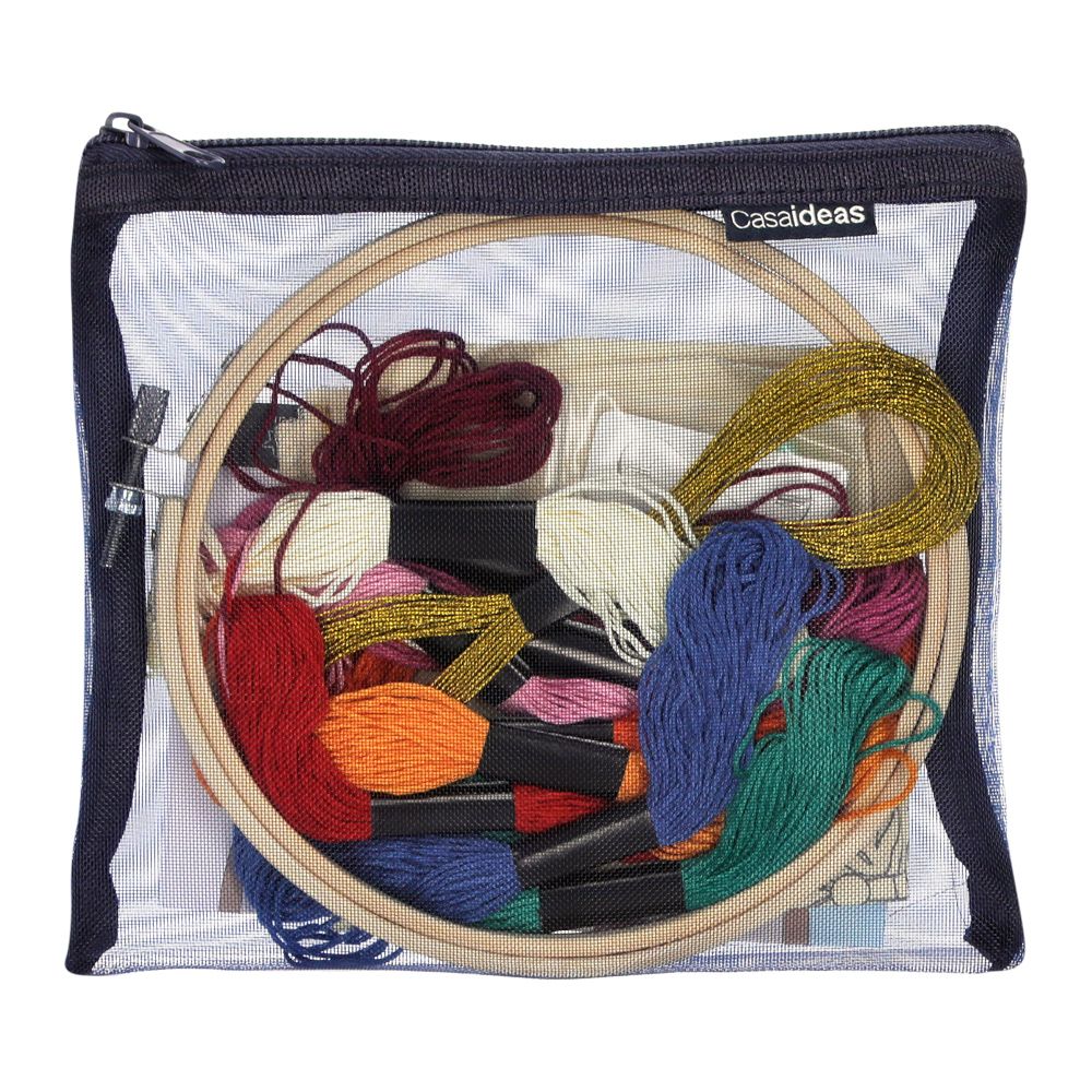 Bastidor de madera con figura para bordar