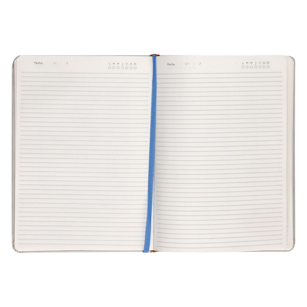 Libreta de tela bordada 15x21