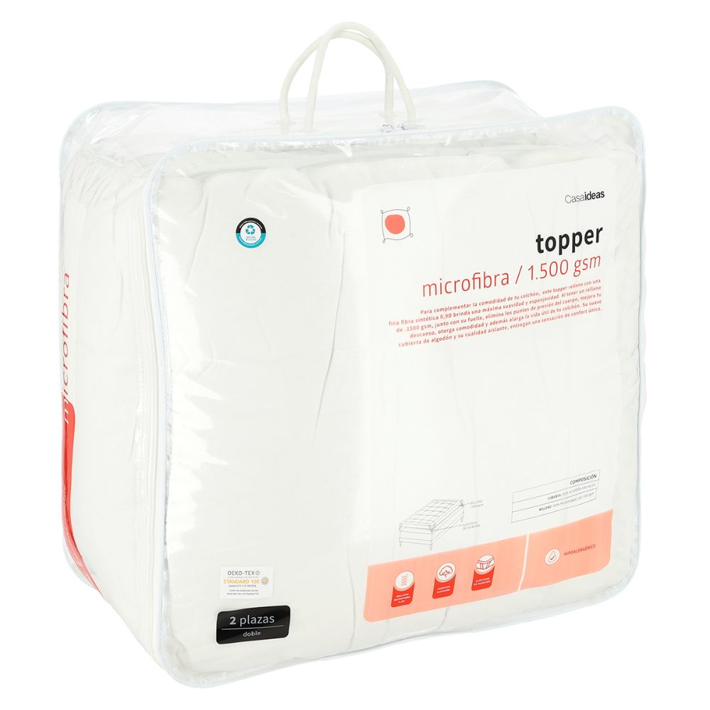 Colchoneta Microfibra Individual