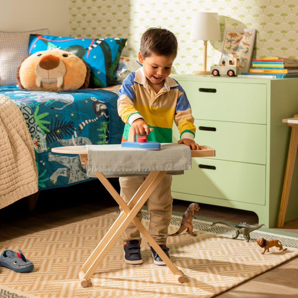 Juego set de tabla de planchar de madera