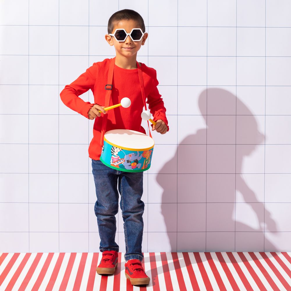 Tambor infantil de madera