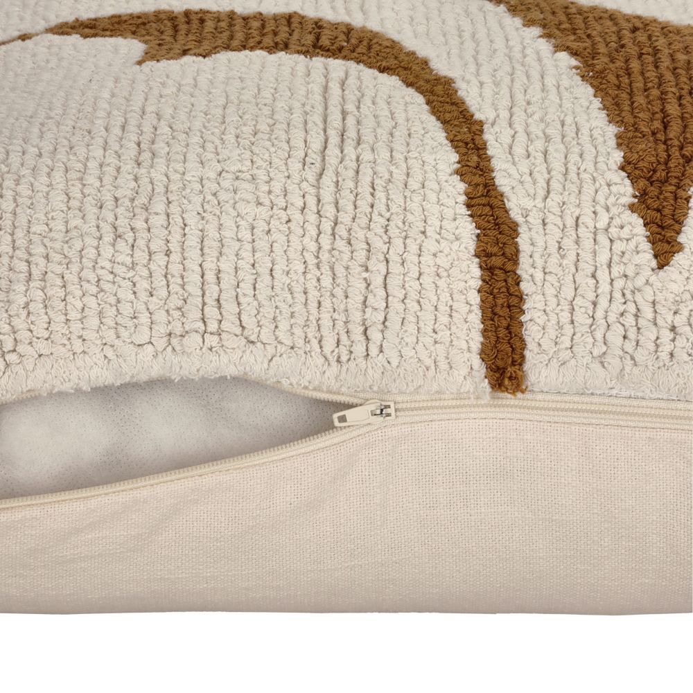 Cojín tela bouclé con diseño 45x45 cm