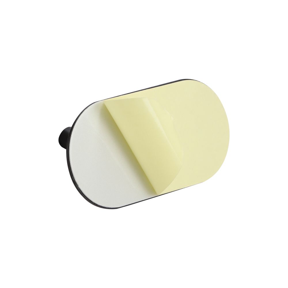 Percha metálica con adhesivo