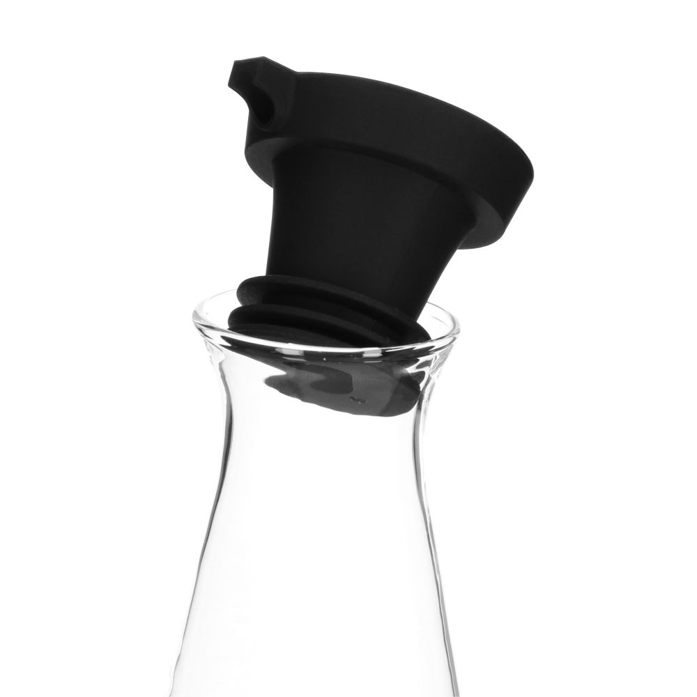 Aceitero de vidrio con tapa silicona 300 ml