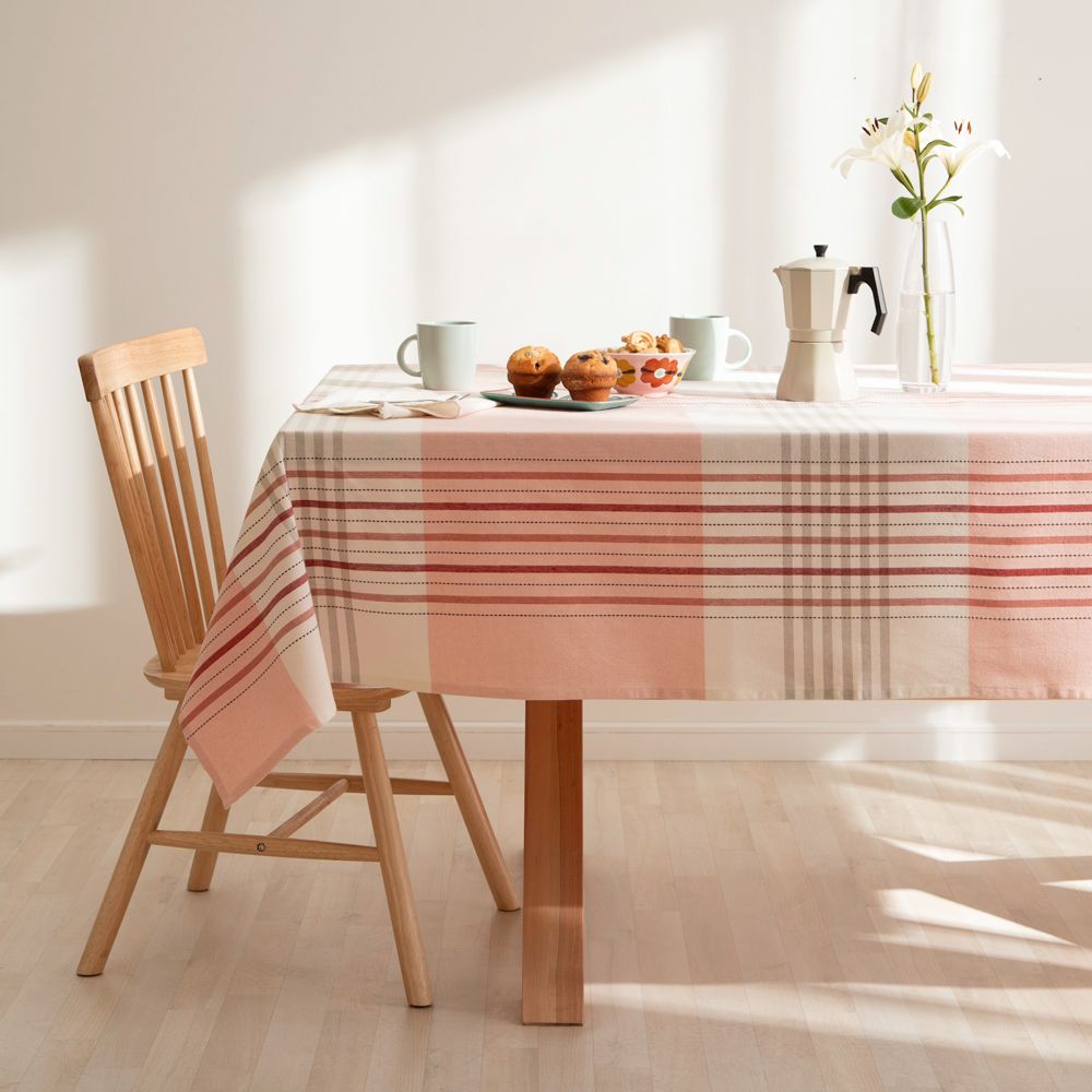 Mantel con diseño escocés 150x150 cm