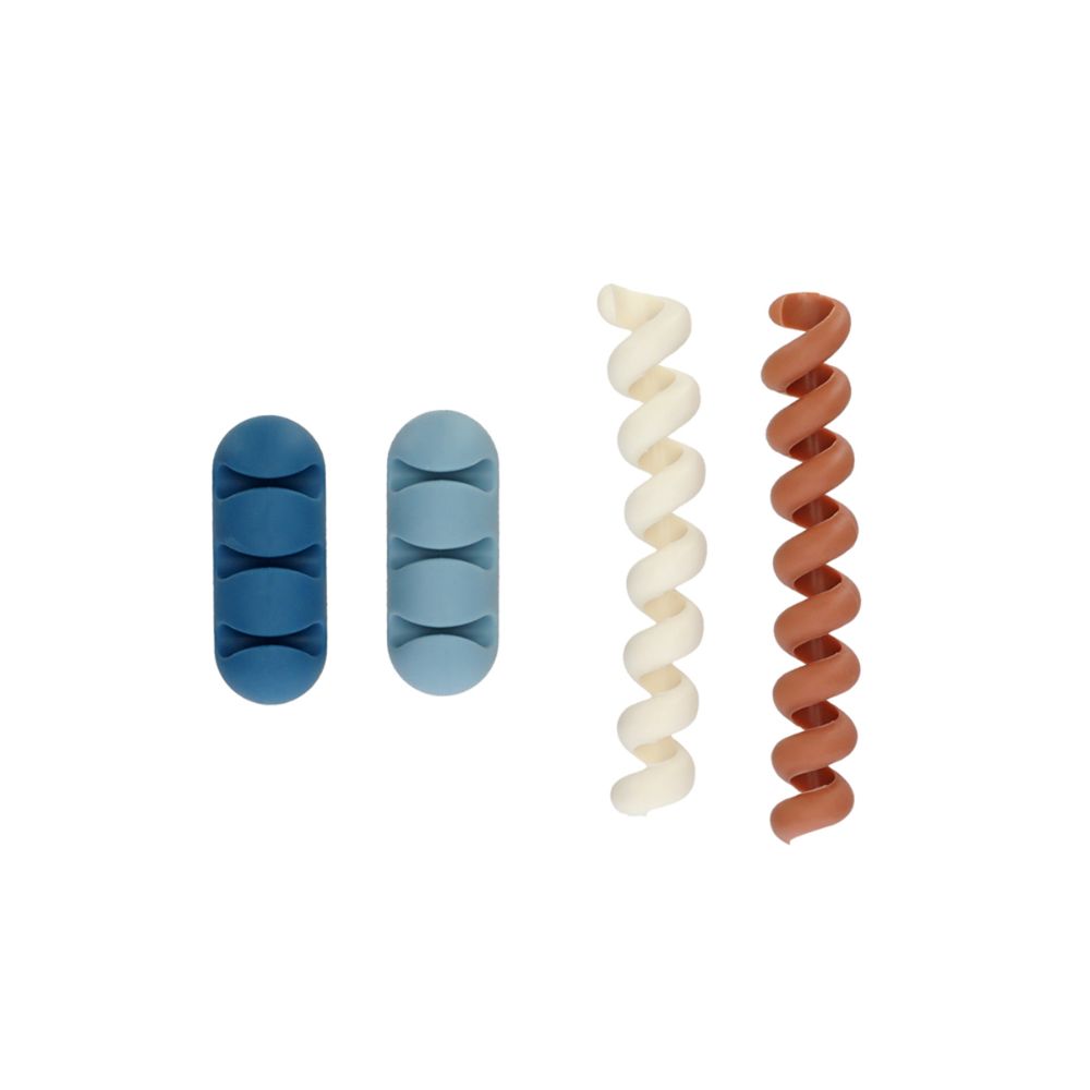 Set 4 Organizadores de Cables