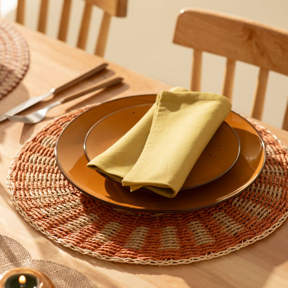 Set de 2 servilletas de algodón 40x40 cm