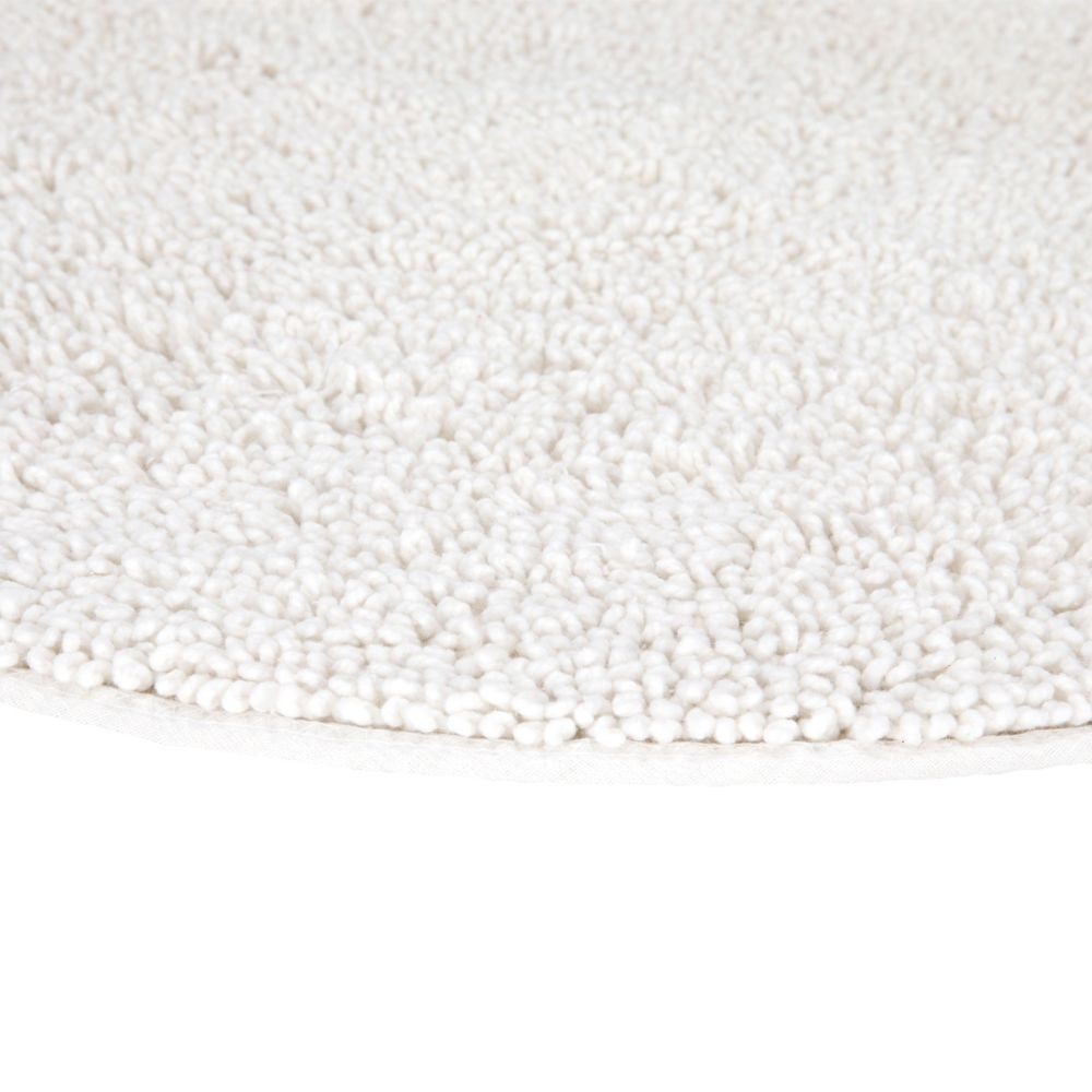 Tapete de Baño algodón Concepto Color Blanco Invierno