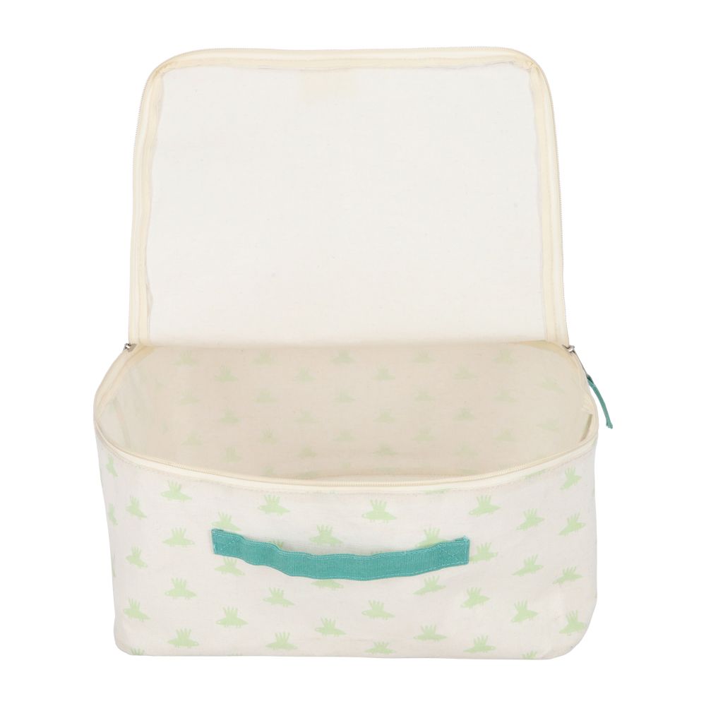 Organizador de tela con cierre 35x35x16 cm