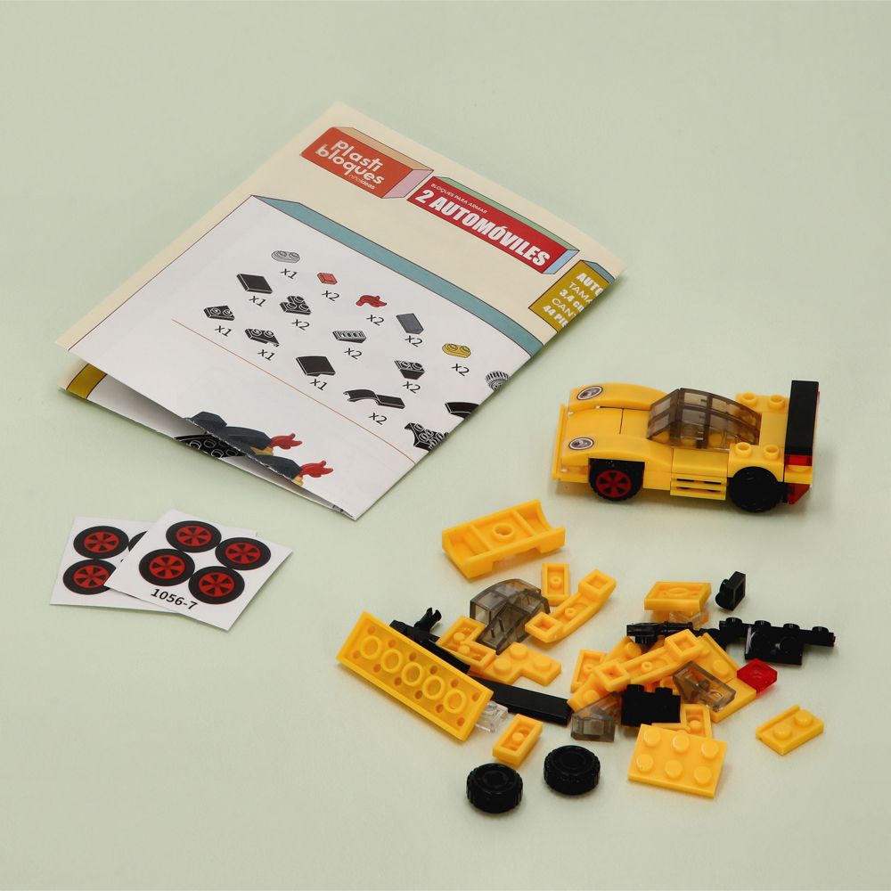 Set minibloques para hacer 2 vehículos