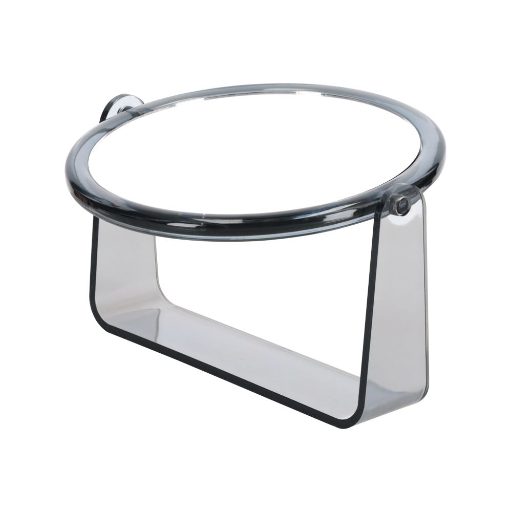 Espejo de mesa redondo con aumento 2x